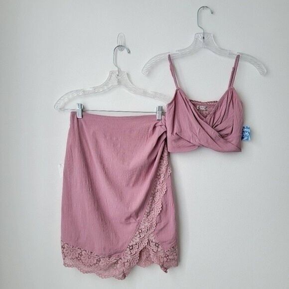 Nwt FREE PEOPLE Va Va Voom Bliss Blush Set - Picture 3 of 16